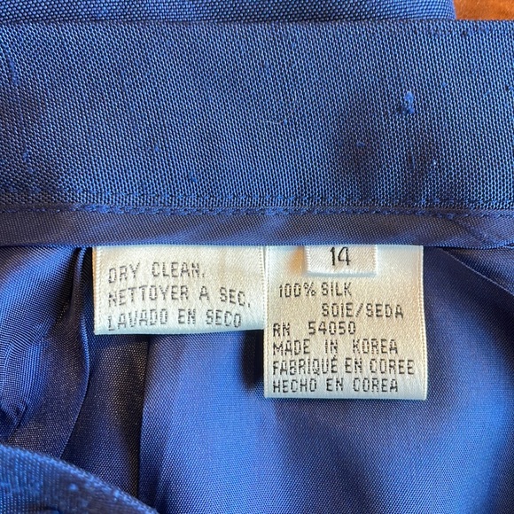 Christian Dior Navy Skirt Suit - Picture 8 of 8